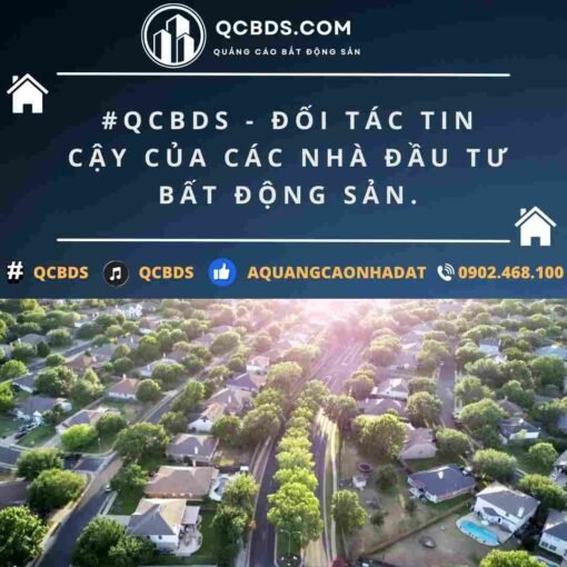 Dịch vụ môi giới nhà đất hiệu quả QCBDS