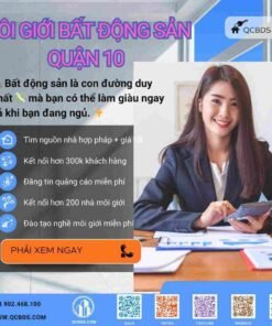 Môi giới bất động sản Quận 10
