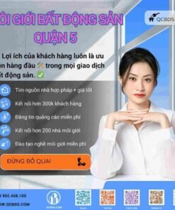 Môi giới bất động sản Quận 5