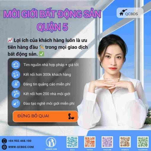 Môi giới bất động sản Quận 5