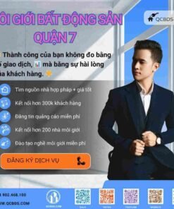 Môi giới bất động sản Quận 7