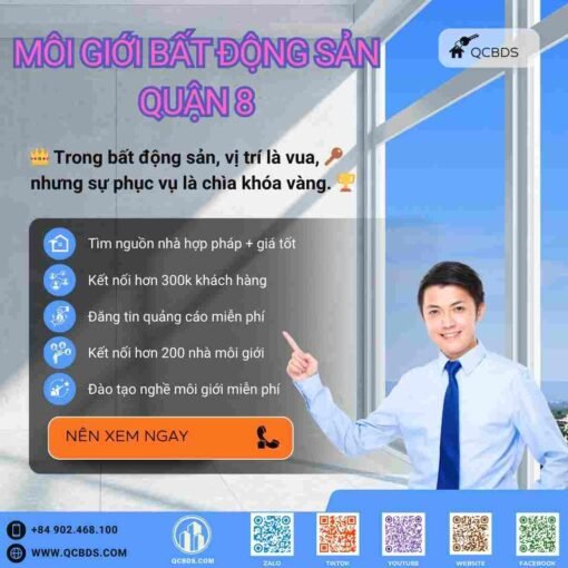 Môi giới bất động sản Quận 8