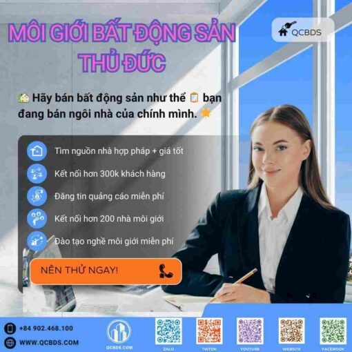 Môi Giới Bất Động Sản Quận Thủ Đức – Dịch Vụ Tận Tâm và Hiệu Quả