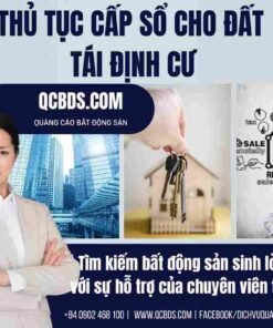 thu tuc cap so cho dat tai dinh cu