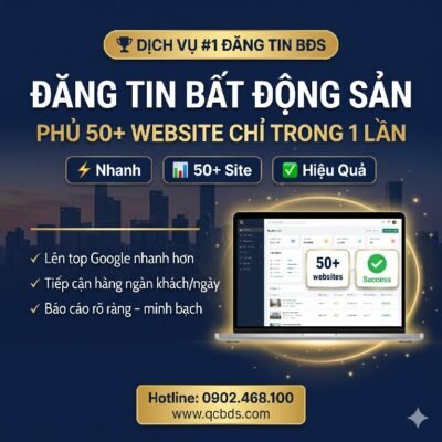 Kênh Đăng Tin Bất Động Sản Sài Gòn Nhận Ký Gửi Nhà Đất Uy Tín. Dịch vụ quảng cáo nhà đất hiệu quả nhất.