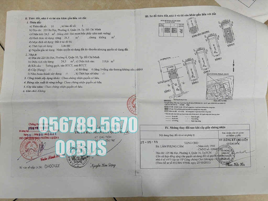 Bán nhà 225 Bà Hạt Quận 10 - 37 mét vuông 6 lầu 83 225 ba hat mat tien ngang 3 1m be the.jpg