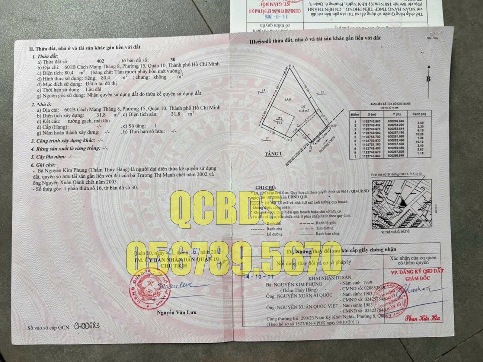 Bán nhà 601B CMT8 Quận 10 - 81 mét vuông 5 lầu 40 ban nha cmt8 mat tien 4m khang trang.jpg