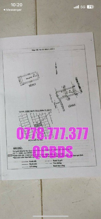 Bán nhà 153/25/7 Nguyễn Tiểu La Quận 10 44 ban nha hem 153 nguyen tieu la phuong dien hong quan 10
