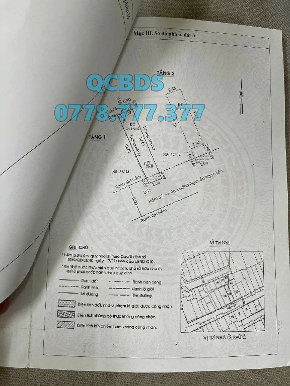 Bán nhà 37/26 Nguyễn Ngọc Lộc Quận 10 - 26 mét vuông 2 lầu 36 37 26 nguyen ngoc loc chieu sau 11m.jpg