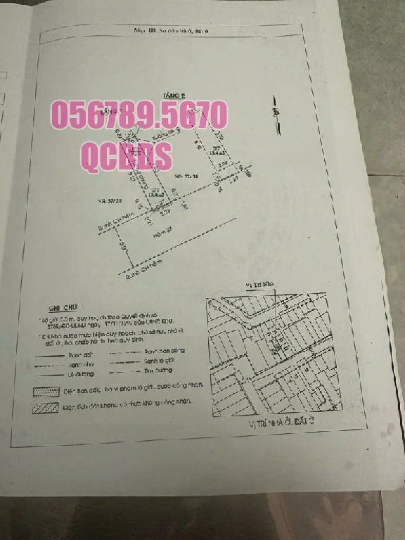Bán nhà 37/36 Nguyễn Ngọc Lộc Quận 10 - 20 mét vuông 4 lầu 25 37 36 nguyen ngoc loc so hong chinh chu.jpg