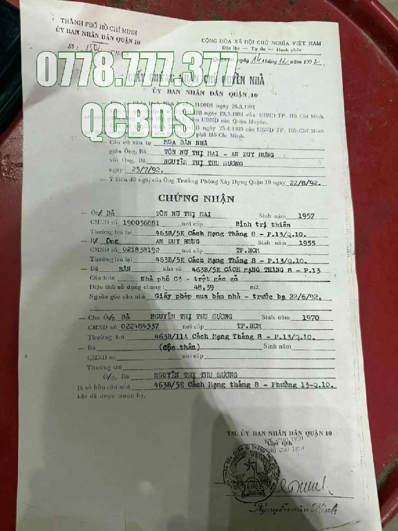 Bán nhà hẻm 463B/5E CMT8 Quận 10 - 40 mét vuông 36 463b 5e cmt8 cach oto tranh 100m.jpg