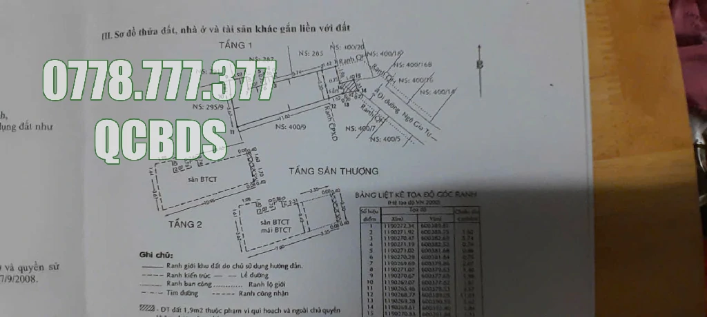 Bán nhà hẻm 400/11 Ngô Gia Tự Quận 10 - 47 mét vuông 4 lầu 25 Khoang cach bai do xe o to duoi 100m rat thuan tien gan nha 40011 Ngo Gia Tu