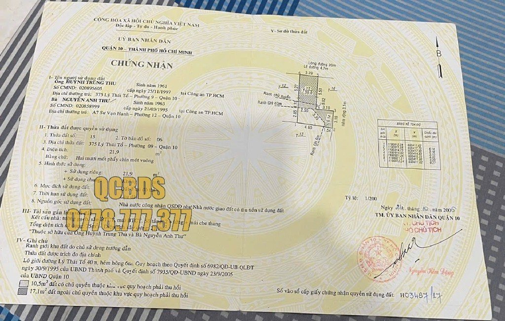 Bán nhà 375 Lý Thái Tổ Quận 10 - 22 mét vuông 4 lầu 43 ban nha ly thai to duong 3 oto tranh nhau.jpg