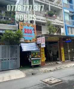 Bán nhà mặt tiền 205 Nhật Tảo Quận 10 - 29 mét vuông 2 lầu