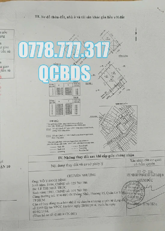 Bán nhà 246/46C/9D Hòa Hưng Quận 10 - 60 mét vuông 2 lầu 48 so hong 246 46c 9d hoa hung.jpg